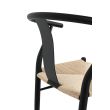 KING HOME KH1201100122 Krzesło WISHBONE METAL naturalne