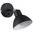 RENDL R12986 BAROQUE ścienna czarna chrom 230V E27 28W