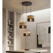 EMIBIG 1653/3PREM KARBON 3 BL BROWN PREM LAMPA WISZĄCA