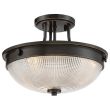 ELSTEAD Mantle QZ/MANTLE/SF PN Semi-Flush