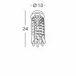 KOLARZ 262.11.5 CHARLESTON lampa sufitowa