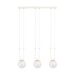 EMIBIG 1116/3 LAMPA WISZĄCA GLAM 3 WHITE/TRANSPARENT