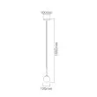 OPEN DESIGN OR80049 Bao I Cromo IP44