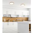 CANDELLUX 50333113 PLAFON KATO 300 mm 1 BIAŁY JASNE DREWNO