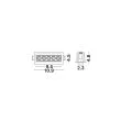 LUCES EXCLUSIVAS LE62219 CARBAY OCZKO SUFITOWE
