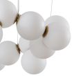 Step into design DP0254-800 Lampa wisząca CORALLI-80 biało-mosiężna 80 cm