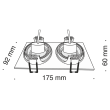 MAYTONI DL024-2-02W Downlight Atom Downlight White