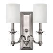 ELSTEAD SUSSEX HK/SUSSEX2 2Lt Wall Light