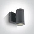 ONE LIGHT 67130E/AN Lido K1 zewnętrzny cylinder ścienny antracyt 35W MR16 GU10