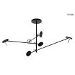 MOOSEE MSE1501100150 lampa wisząca BOBBIE 3 czarna
