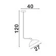 LUCES EXCLUSIVAS LE43708 BAMORE lampa wisząca