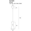 MAXLIGHT CORNET lampa wisząca P0330