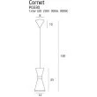 MAXLIGHT CORNET lampa wisząca P0330