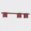EMIBIG 1697/3 NANO 3 BURGUNDY Lampa sufitowa