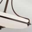 ELSTEAD Griffin QZ-GRIFFIN-SFM-PN 4 Light Semi-Flush Light - Palladian Bronze