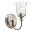 ELSTEAD Waverly KL-WAVERLY1-CLP 1 Light Wall Light - Classic Pewter
