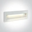 ONE LIGHT 68068C/W/W Lapas 2 biały wpust ścienny LED 3000K 6W IP65