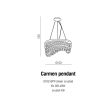 AZZARDO 5102-6PX-CL / AZ1284 Carmen pendant/top Lampa wisząca