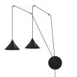 EMIBIG 160/2 ABRAMO 2 BLACK LAMPA WISZĄCA