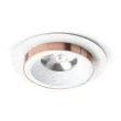 RENDL R13235 SHARM R I wpuszczana biała miedź 230V LED 10W 24° 3000K