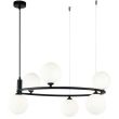 MAYTONI MOD013PL-06B Modern Ring Pendant Lamp Black