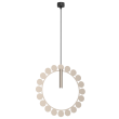 ANTIGO Lampa wisząca no. O - Platyna mat (420 mm) 5061