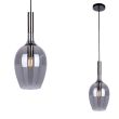 MILAGRO ML8813 Lampa wisząca LUGANO SMOKED 1xE14