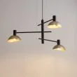 SIGMA 40567 ARTIS 3 lampa wisząca czarny/złoty