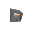 LUTEC LINKO SOLAR 6912301335 LAMPA ZEWNĘTRZNA ŚCIENNA szary i odcienie szarości