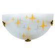 CANDELLUX 11-79506 STARS LAMPA SUFITOWA PLAFON1/2 1X60W E27 AMBRA