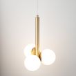 SIGMA 40779 PERLA LUX 3 lampa wisząca biały