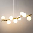 SIGMA 40797 AVOLA lampa wisząca 9 złoty/biały
