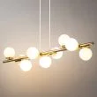 SIGMA 40797 AVOLA lampa wisząca 9 złoty/biały