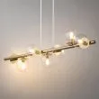 SIGMA 40800 AVOLA lampa wisząca 7 złoty/transparentny