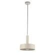 SIGMA 40807 VITRUM lampa wisząca okrąg szary beż