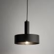 SIGMA 40811 VITRUM lampa wisząca okrąg czarny