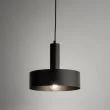 SIGMA 40811 VITRUM lampa wisząca okrąg czarny