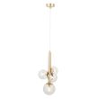 SIGMA 40856 PERLA LUX 4 lamap wisząca transparentny