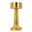 King Home LEE.GOLD Lampa biurkowa LEE złota - wbudowana bateria, LED