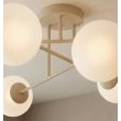 EMIBIG 1635/6 ROMA 6 MOKKA OPAL LAMPA SUFITOWA