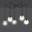 EMIBIG 936/5 LAMPA WISZĄCA GIGI 5 BL TRANSPARENT