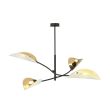 EMIBIG 1107/4 LAMPA SUFITOWA LOTUS 4 WHITE/GOLD