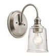 ELSTEAD Waverly KL-WAVERLY1-CLP 1 Light Wall Light - Classic Pewter