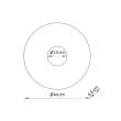 SIGMA 41895 SOLE S KINKIET FI 44 miedziany/czarny