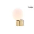 Moosee MSE010300141 MOOSEE lampa stołowa PARLA - złota podstawa, biały klosz