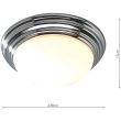 DAR BAR5050 BARCLAY FL LGE POL CHR IP44