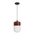 CANDELLUX 31-37633 MASALA 17 1X60W E27 BIAŁY Z MIEDZIANĄ NAKŁADKĄ