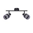 CANDELLUX 92-13422 YUKI LAMPA LISTWA CZARNY MATOWY 2X15W E14 KLOSZ DYMIONY