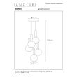 LUCIDE 45402/15/30 LAMPA WISZĄCA NOWOCZESNA MARIUS