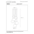 LUCIDE 45402/15/30 LAMPA WISZĄCA NOWOCZESNA MARIUS